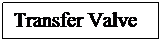 Text Box: Transfer Valve
